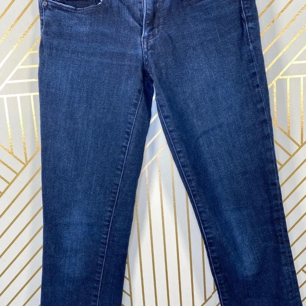 Tory Burch‎ Cropped Skinny Jeans in Medium Wash